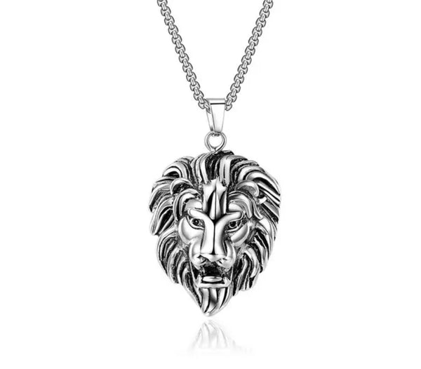 Persolisierte Mode herren Silber Löwe Halskette und Schmuck Halsketten Männer sind immer für Geschenk.