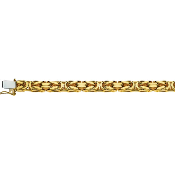 Personalisierte Königskette Armband Klassisch Gelbgold Unisex 750/18K und Mit Gratis Lieferung