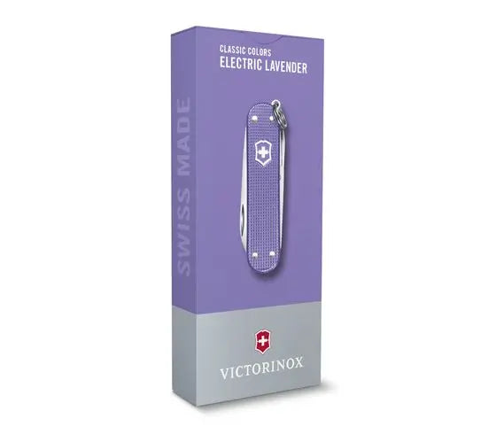 Victorinox Classic SD Alox Colors Violett - 0.6221.223G , MIT GRATIS GRAVUR