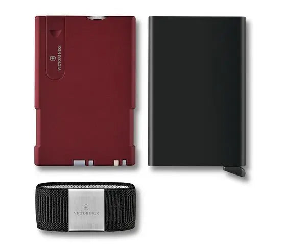 Smart Card Wallet ICONIC RED – 0.7250.13 , MIT GRATIS GRAVUR