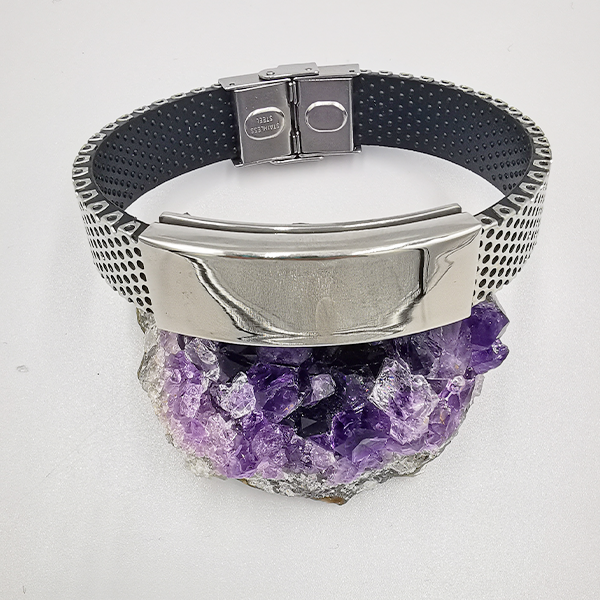 Personalisierte Modernes Armband für Männer Geometrisches und modernes Armband aus Silberlegierung