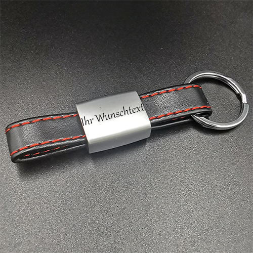 Personalisiere Leder-Schlüsselanhänger für Ihr Auto R- Line Car Logo und Halter Luxus-Schlüsselanhänger aus Metall
