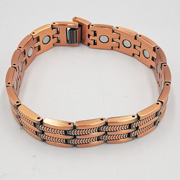 Personalisierte Herren armband top modernes und  engmaschiges Retro-Kupferarmband