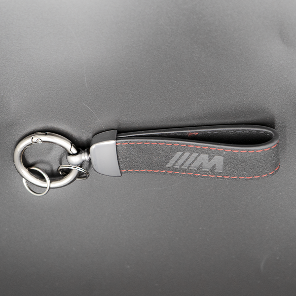 Mercedes AMG Leder Schlüsselanhänger mit Schwarz (Auf Anfrage Gravur)