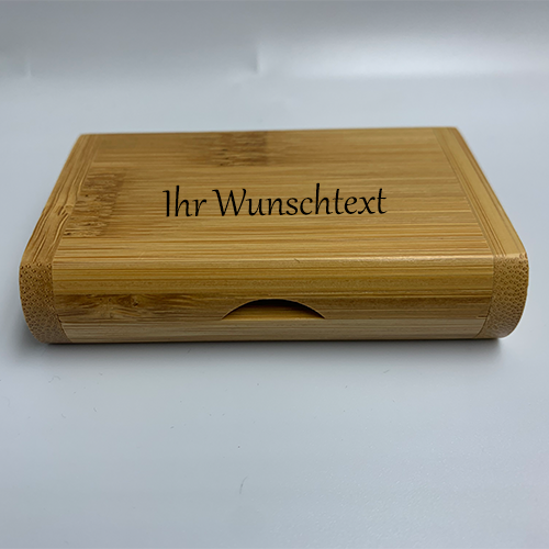 Personalisiere Box aus Holz und USB 2.0 - 4 GB / 16 GB / 32 GB / 64 GB Flash Drive Memory Stick Stick zum Aufbewahren Ihrer wichtigen Dinge. Zusätzlich mit individueller Gravur