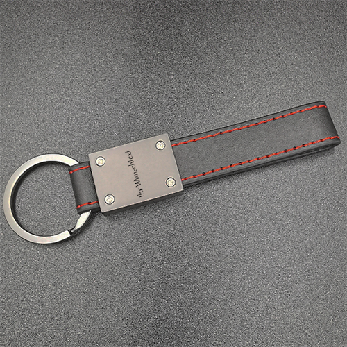 Personalisiere Metall Leder 3D Logo Schlüsselanhänger für Ihr spezielles Auto wie BMW/M- Audi S-Line- RS- AMG -R