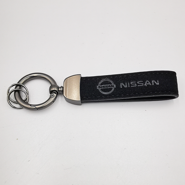 Personalisiere Echtes Leder Luxus Auto- Schlüsselanhänger Auto Logo Nissan Auto- Schlüsselanhänger