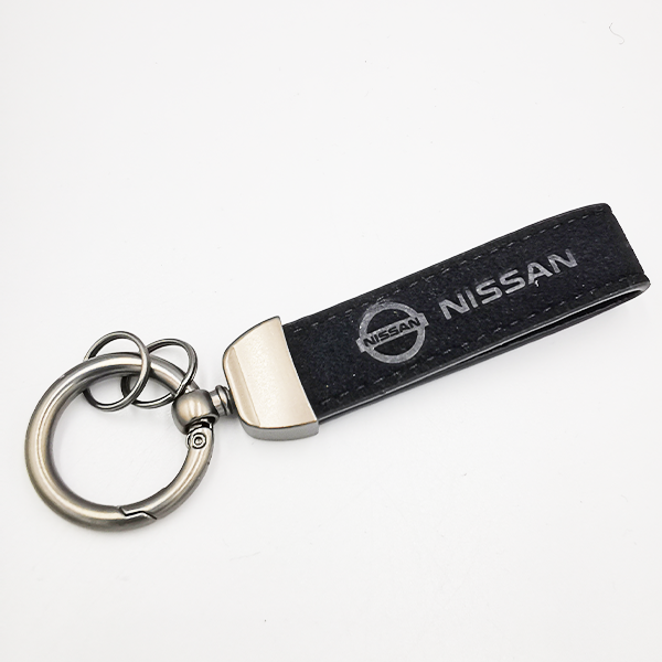 Personalisiere Echtes Leder Luxus Auto- Schlüsselanhänger Auto Logo Nissan Auto- Schlüsselanhänger