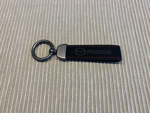 Personalisiere Echtes Leder Luxus Auto Schlüsselanhänger Auto Logo Mazda Auto Schlüsselanhänger
