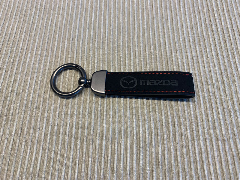 Personalisiere Echtes Leder Luxus Auto Schlüsselanhänger Auto Logo Maz