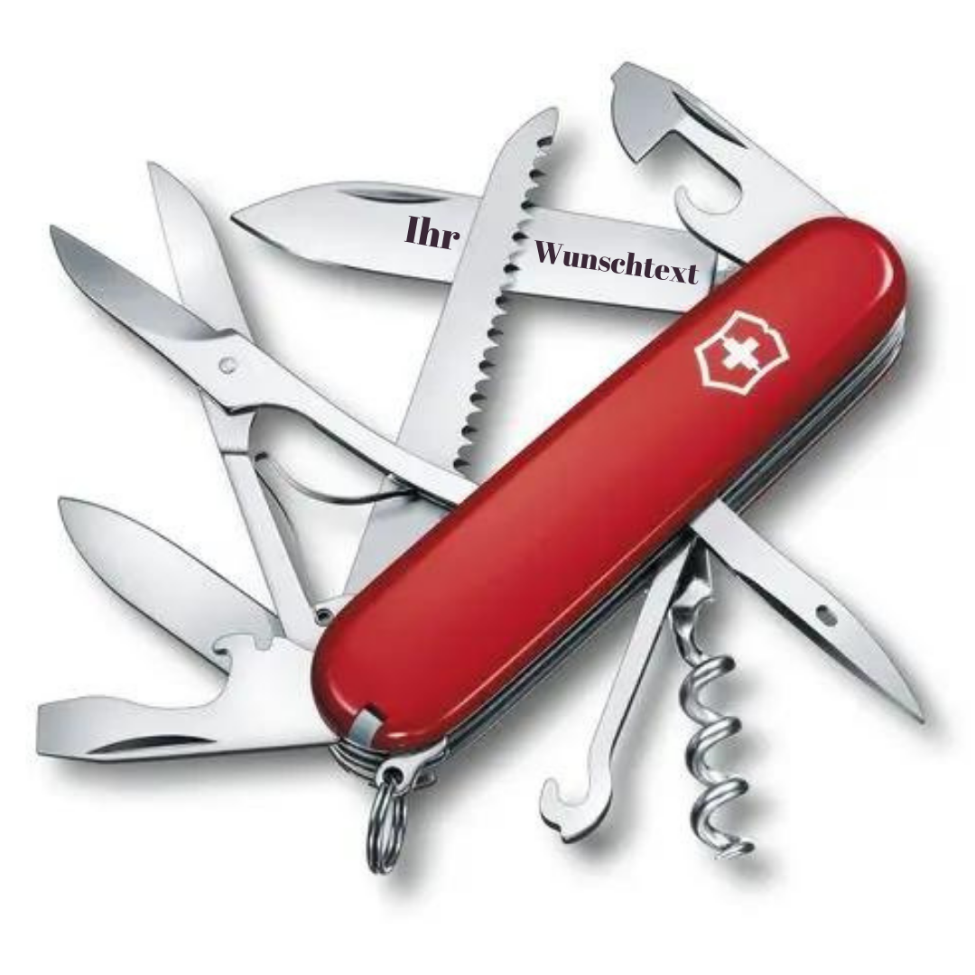 Victorinox Huntsman in Rot - 1.3713 , MIT GRATIS GRAVUR