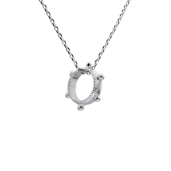 Persolisierte 925 Silber Schiffsruder moderne Halskette bestehend aus zwei Ketten speziell für Ihre Liebsten