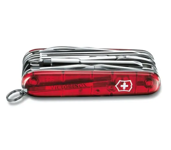 VICTORINOX CYBER TOOL  IN ROT – 1.7775.T ,MIT GRATIS GRAVUR