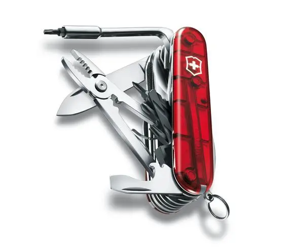 VICTORINOX CYBER TOOL  IN ROT – 1.7775.T ,MIT GRATIS GRAVUR