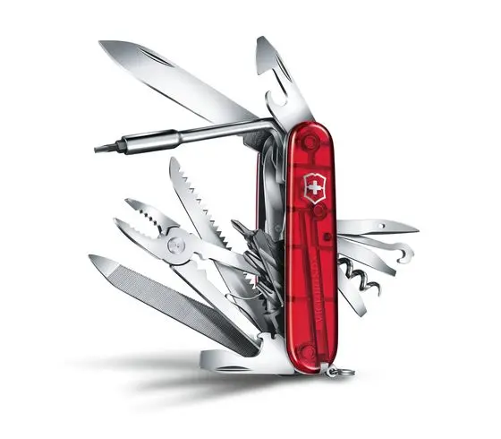 VICTORINOX CYBER TOOL  IN ROT – 1.7775.T ,MIT GRATIS GRAVUR