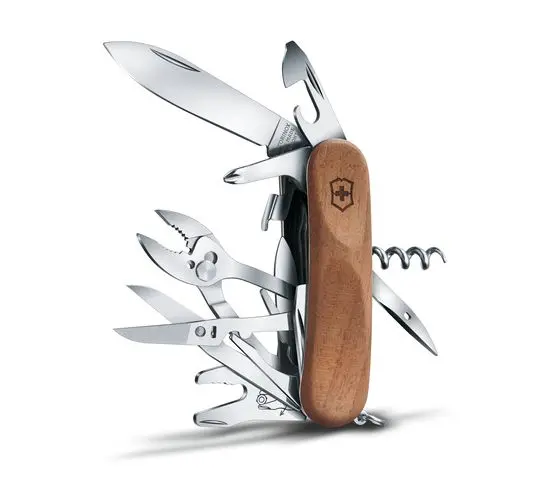 VICTORINOX EVOLUTION S557 WOOD IN HOLZ – 2.5221.S63 ,MIT GRATIS GRAVUR