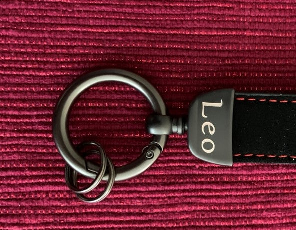 Personalisiere Echtes Leder Luxus Auto Schlüsselanhänger Auto Logo Fiat Auto Schlüsselanhänger